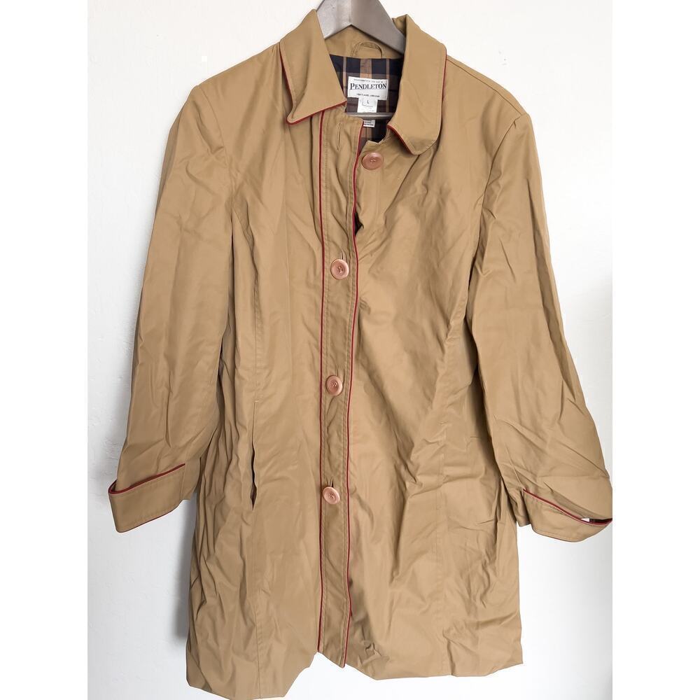 Pendleton Classic Walker Plaid Lining Button Nylo… - image 1